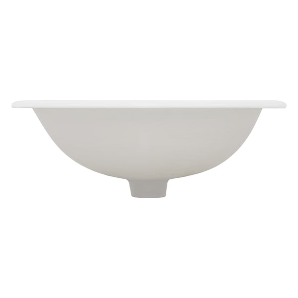 ML-Design keramisk håndvask hvid skinnende 57x19.5x48.5cm oval indbygget håndvask med trykhul og overløb,badeværelse skære håndvask indbygget håndvask