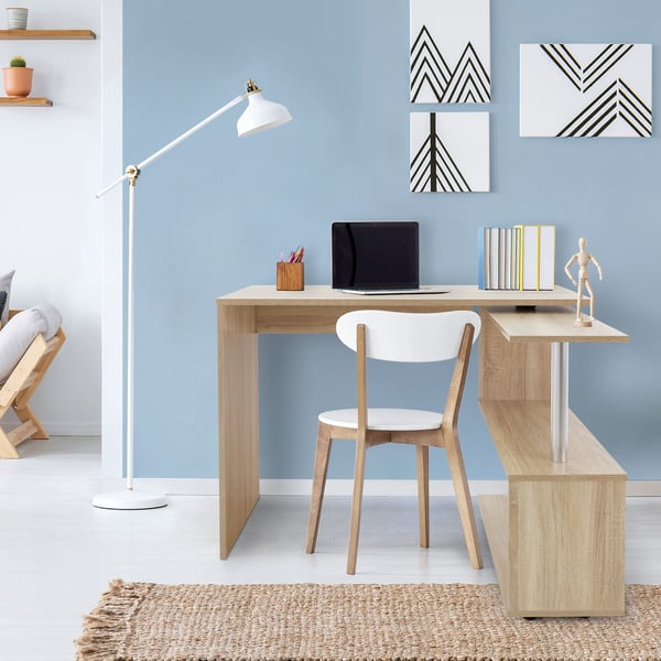 Pöytä neljällä pyörällä 150x88x75 cm Sonoma tammi MDF ML-Design