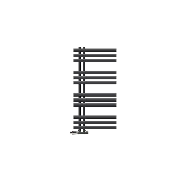 ECD Germany Design Håndklæde Iron EM - 500 x 1000 mm - antracit - radiator håndklædevarmer Håndklæde Eck
