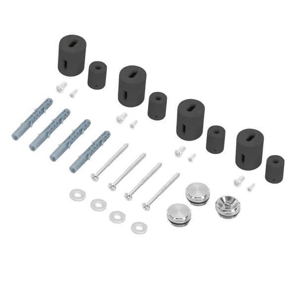 Elektrisk radiator 300W Antracit Iron M Design radiator håndklæde 500x1000