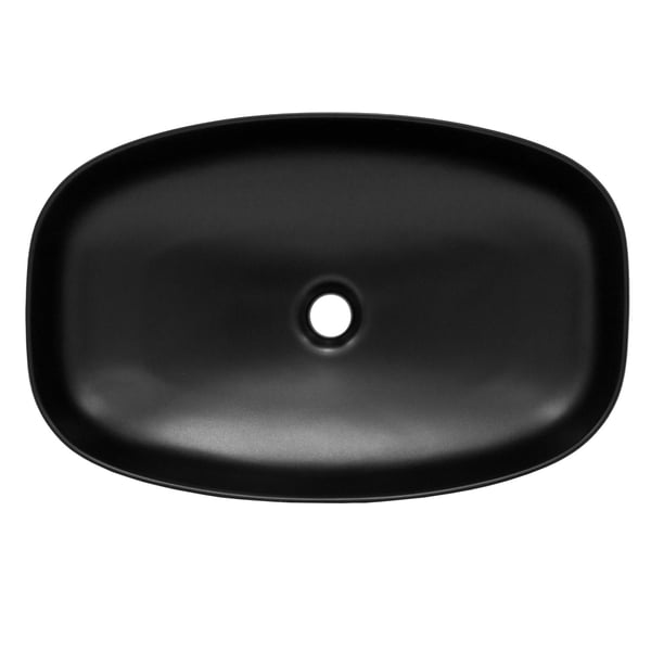 Keramisk vask forfængelighed køkkenbordet håndvask bassin håndvask 605 x 380 mm