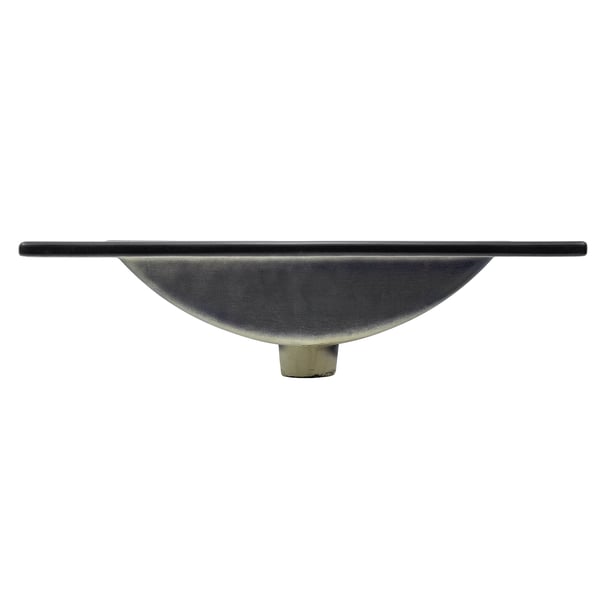 ECD Germany Håndvask Håndvask 610 x 465 x 175 mm keramisk hvid Indbygget håndvask Indbygget håndvask Vaskeskål Håndvask Indbygget håndvask Bordplade