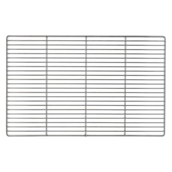 Rustfrit stål grill rustfrit stål grill rist med aftagelige håndtag 54 x 34 cm