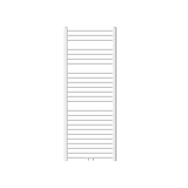 ECD Germany badeværelsesradiator - 600 x 1500 mm - hvid - buet med central forbindelse - køler håndklædevarmer