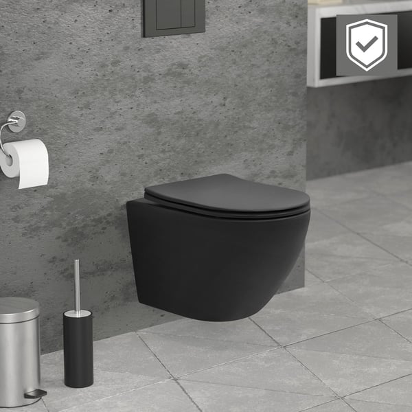 ECD Germany Urinal Feed bagfra hvid, høj kvalitet keramisk pinkinkline, moderne design pissoir, 35x42x30 cm, rund, skylle kant lukket, flyder baglæns