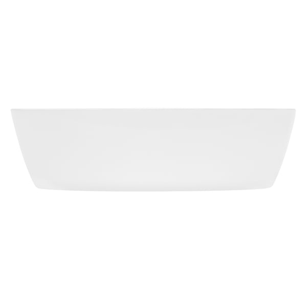 ECD Germany håndvask håndvask inkl. Affaldssæt uden overløb - 505 x 385 x 135 mm - lavet af keramik - hvid - bordplade håndvask bordplade håndvask