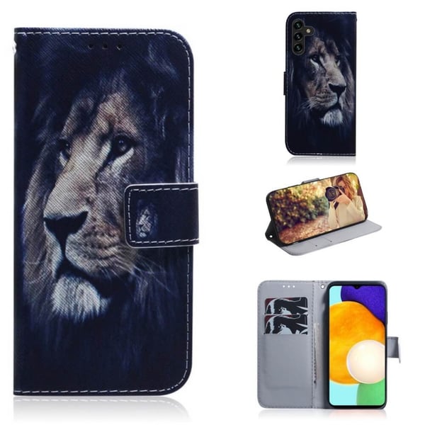 Pung Etui Samsung Galaxy A25 (5G) - Løve