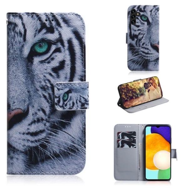 Pung Etui Samsung Galaxy A25 (5G) - Hvid Tiger