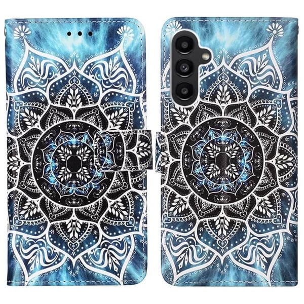 Plånboksfodral Samsung Galaxy A55 - Blå Mandala