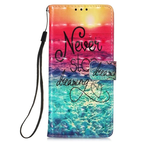 Lompakkokotelo Apple iPhone 16 Pro – Never Stop Dreaming