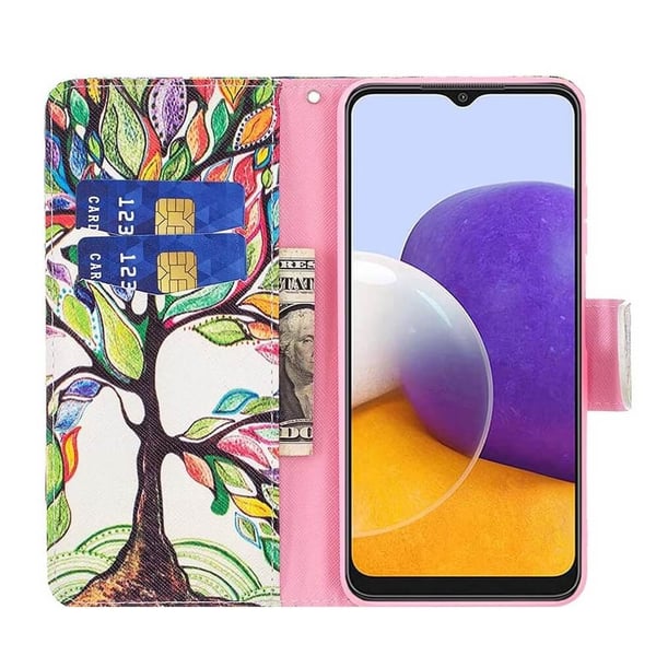 Lompakkokotelo Samsung Galaxy A26 - Värikäs Puu
