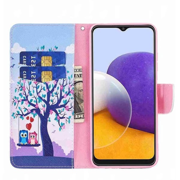 Lompakkokotelo Samsung Galaxy A36 - Pöllöt keinussa