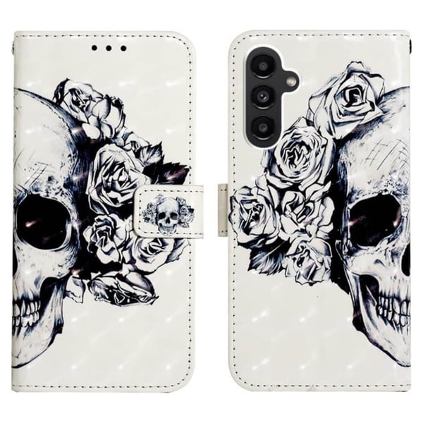 Pung Etui Samsung Galaxy S25 Plus - Dødningehoved / Roser