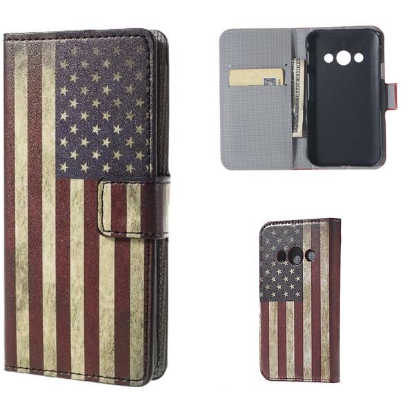 Pung Etui Samsung Xcover 3 (SM-G388F) - Flag USA