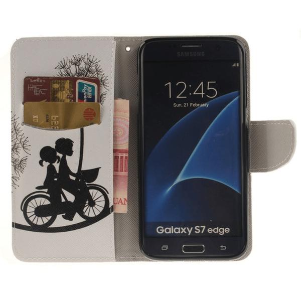 Lompakkokotelo Samsung Galaxy S7 Edge – Pyöräilevät lapset