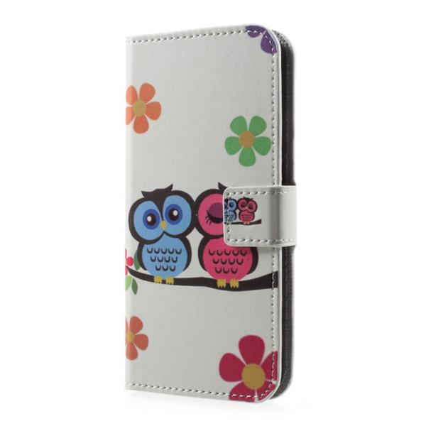 Pung Etui Moto G5 – Ugler & Blomster
