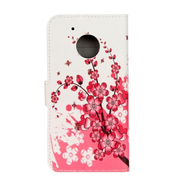 Lompakkokotelo Moto G5 Plus - Kirsikankukat