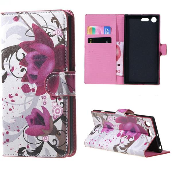 Lompakkokotelo Sony Xperia XZ Premium – Lotus