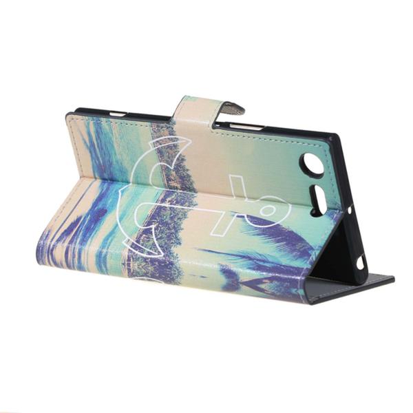 Lompakkokotelo Sony Xperia XZ Premium - Ankkuri