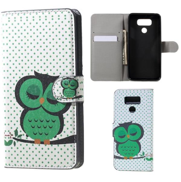 Pung Etui LG G6 – Prikket med Ugle