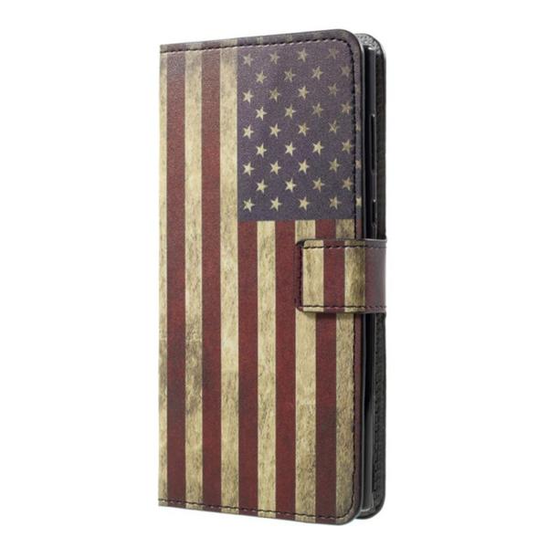 Lompakkokotelo Sony Xperia L1 - USA:n lippu