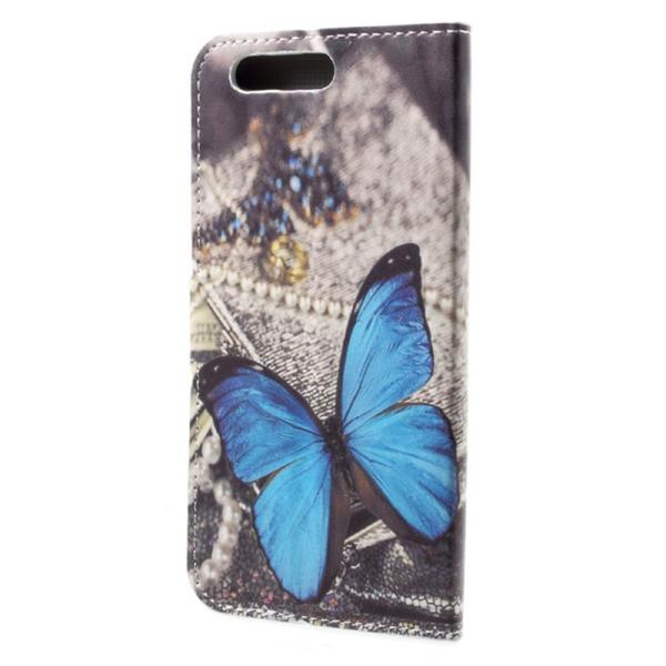 Lompakkokotelo Huawei Honor 9 – Sininen perhonen