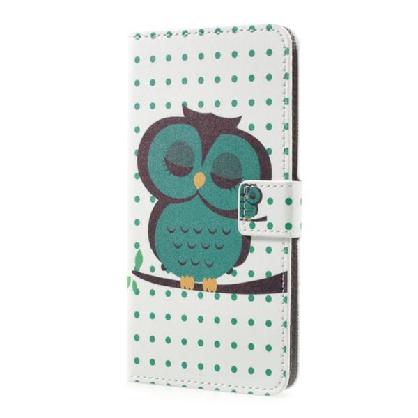 Lompakkokotelo LG K10 2017 – Pilkullinen Pöllöllä