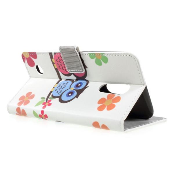 Pung Etui LG K10 2017 – Ugler & Blomster