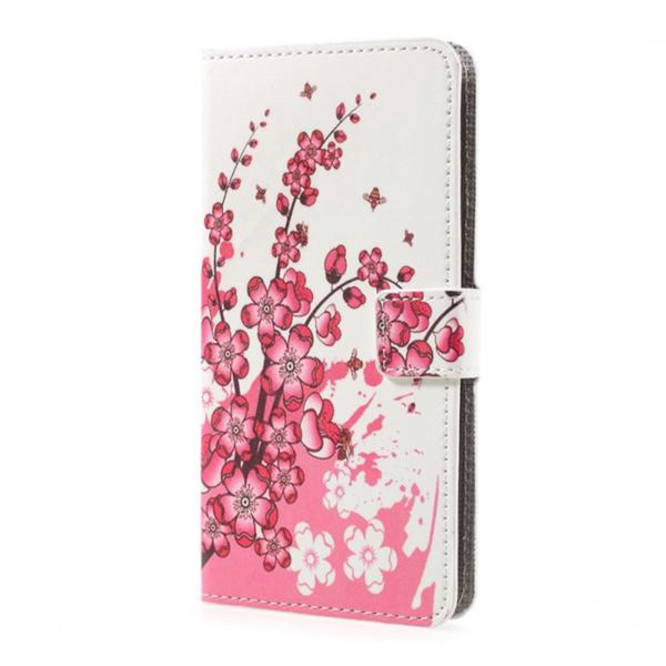 Pung Etui LG K10 2017 - Kirsebærblomster