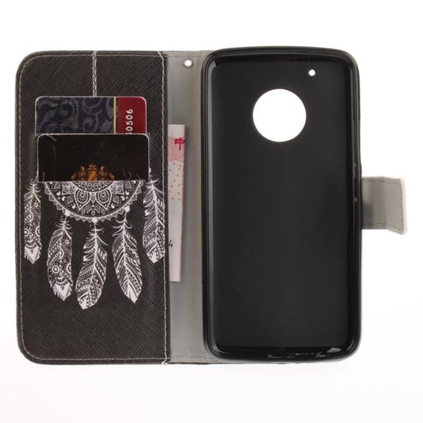 Pung Etui Moto G5 Plus – Drømmefanger Sort / Dreamcatcher