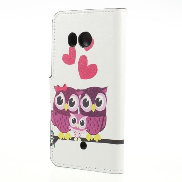 Pung Etui HTC U11 - Ugler & Hjerter