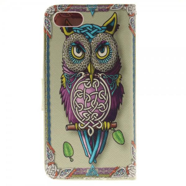 Pung Etui Apple iPhone 8 – Farverig Ugle