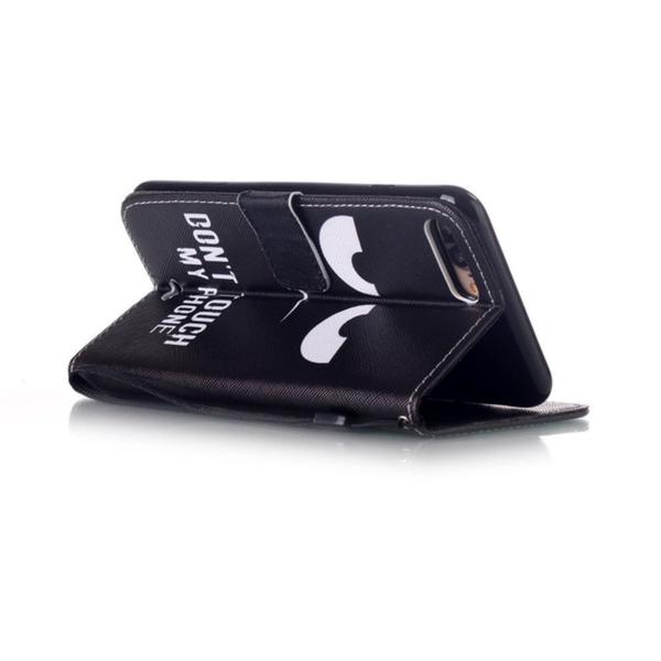 Lompakkokotelo iPhone 8 Plus – Don’t Touch My Phone