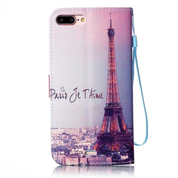 Lompakkokotelo Apple iPhone 8 Plus – Paris Je T’aime