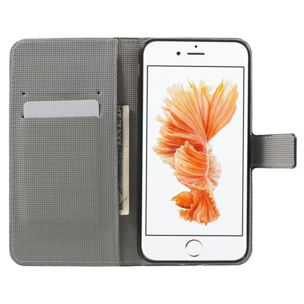 Lompakkokotelo Apple iPhone 8 Plus – Pöllöt Juhlissa