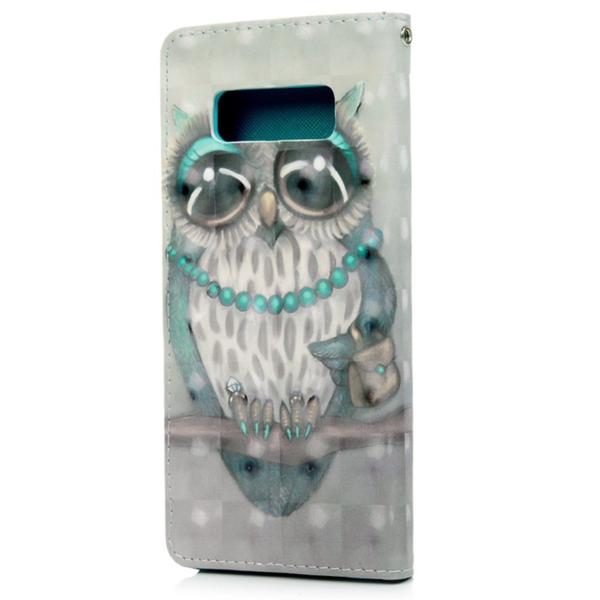 Pung Etui Samsung Galaxy Note 8 – Udsmykket Ugle