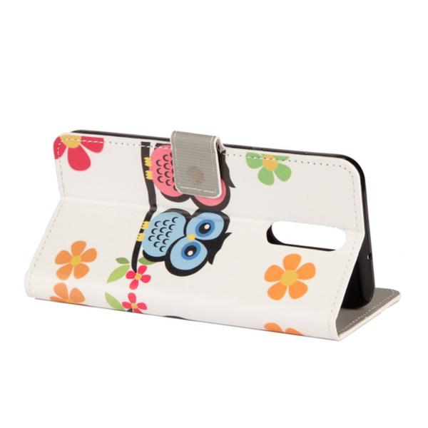 Pung Etui Huawei Mate 10 Lite – Ugler & Blomster