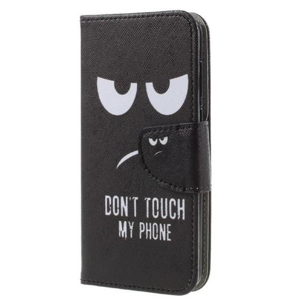 Lompakkokotelo Samsung Galaxy J7 2017 – Don’t Touch My Phone