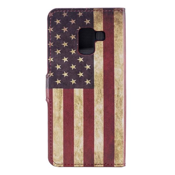Lompakkokotelo Samsung Galaxy A8 (2018) - USA:n lippu