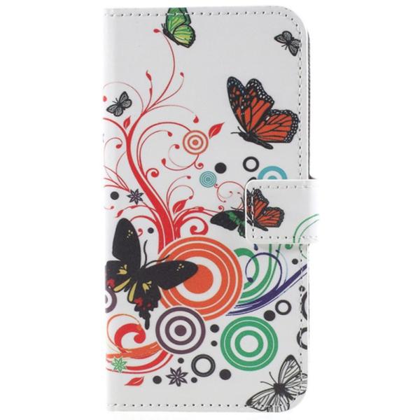 Lompakkokotelo Samsung Galaxy S9 - Valkoinen perhosilla