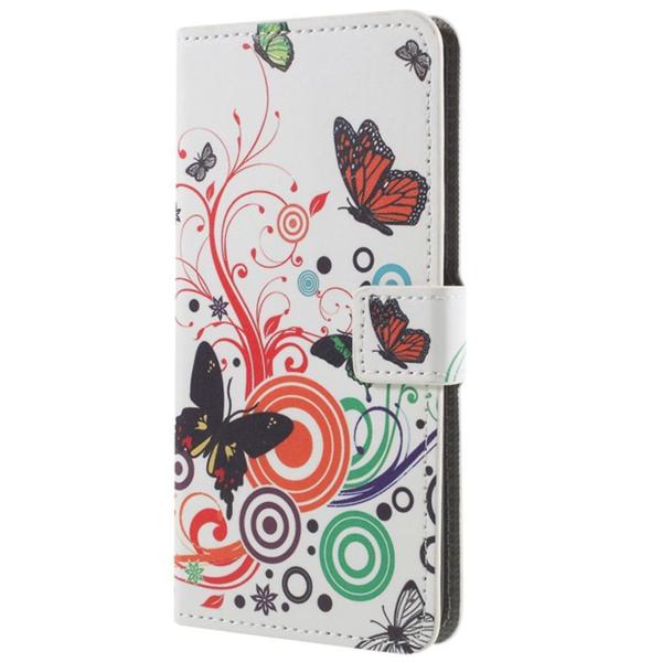 Lompakkokotelo Samsung Galaxy S9 Plus - Valkoinen perhosilla
