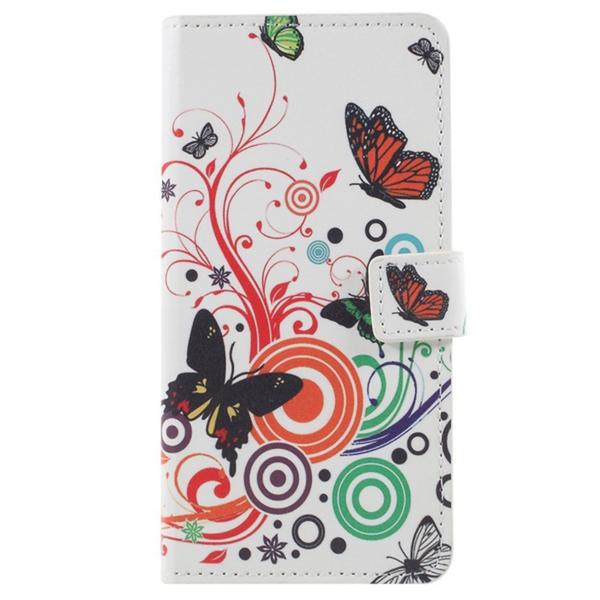 Lompakkokotelo Samsung Galaxy S9 Plus - Valkoinen perhosilla