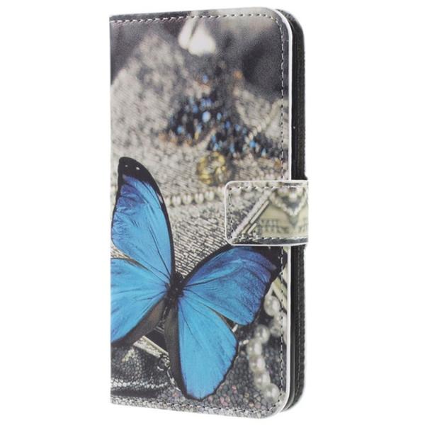 Lompakkokotelo Samsung Galaxy S9 – Sininen Perhonen