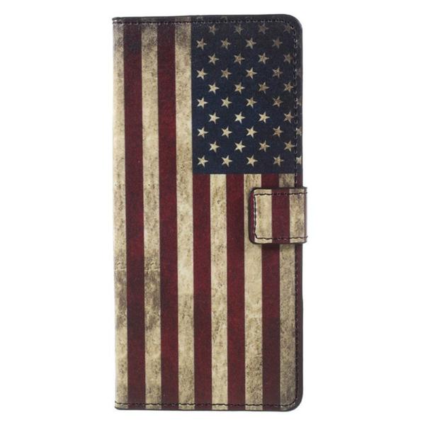 Lompakkokotelo Samsung Galaxy Note 8 - USA:n lippu