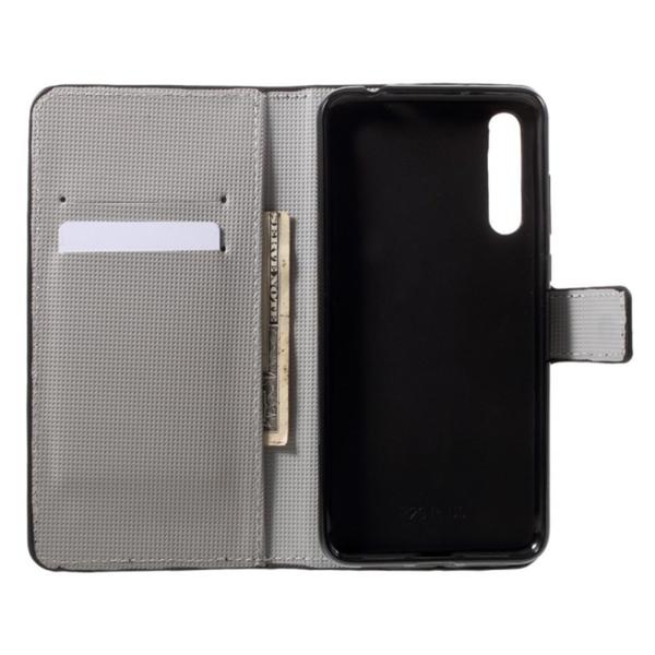 Pung Etui Huawei P20 – Ugler & Blomster
