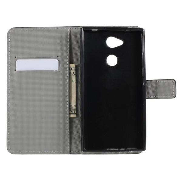 Pung Etui Sony Xperia L2 - Ugler & Blomster