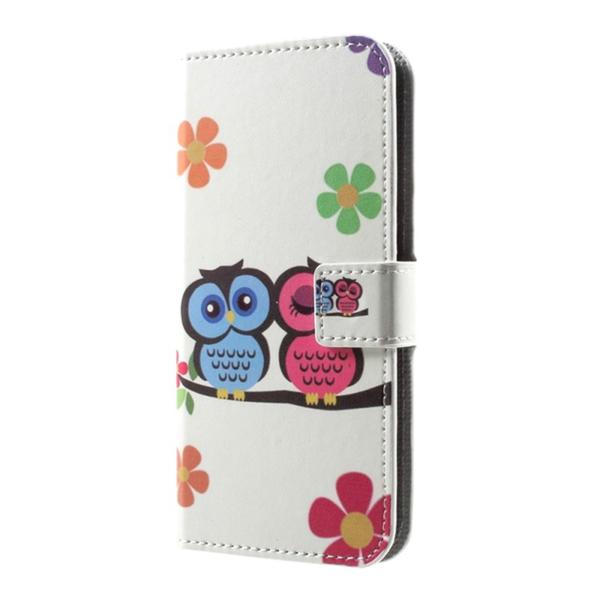 Pung Etui Sony Xperia XA2 - Ugler & Blomster