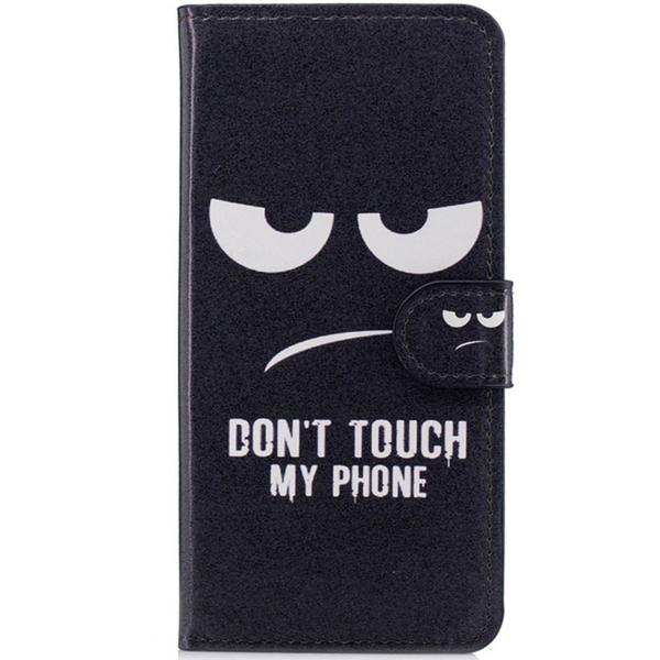 Lompakkokotelo Huawei P20 Lite - Don’t Touch My Phone