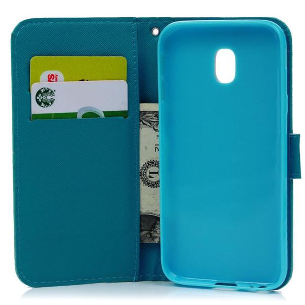 Pung Etui Samsung Galaxy J3 (2017) - Udsmykket Ugle