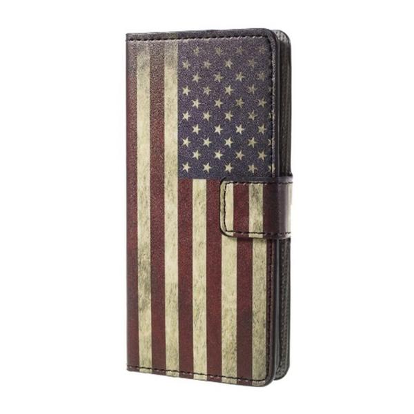 Lompakkokotelo Samsung Xcover 4 / 4s - USA:n lippu